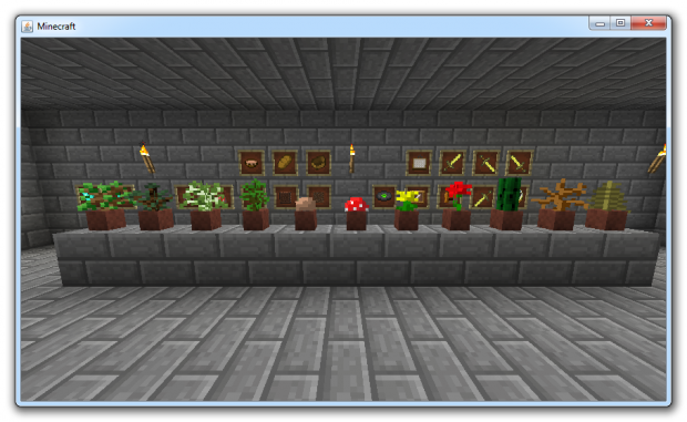 Flower Pots and Item Frames