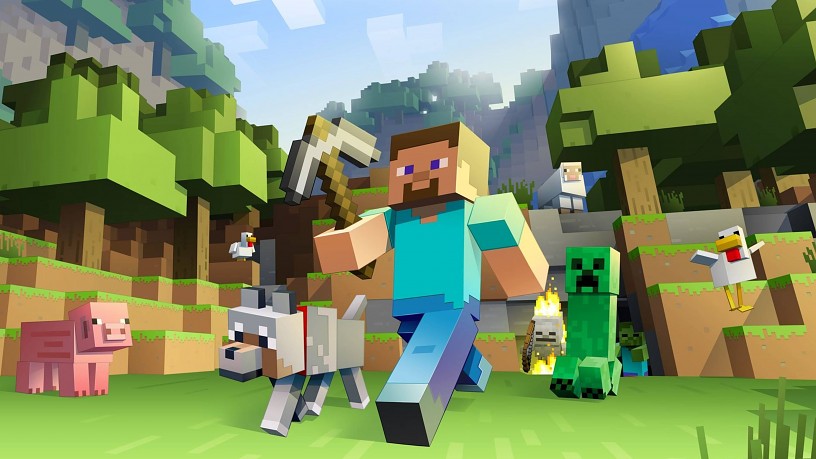 Minecraft key art