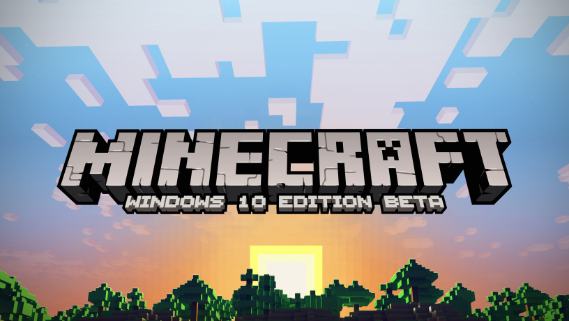 Minecraft Windows 10 Key Art