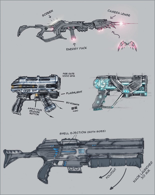 more weapons 