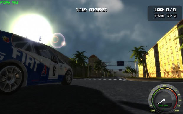 LensFlare Effect and HUD :D