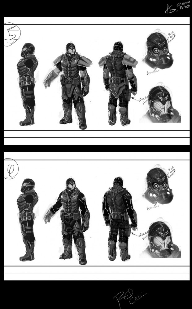 Redcell soldier concept