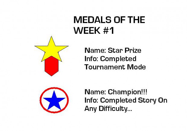 Medals Of The Week #1
