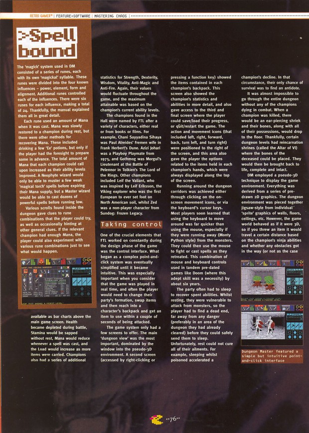 Issue 10 of "Retro Gamer" 4/10