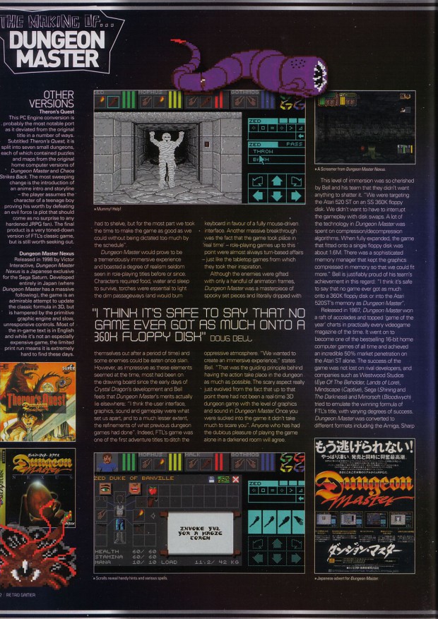 Issue 34 of "Retro Gamer" 3/4