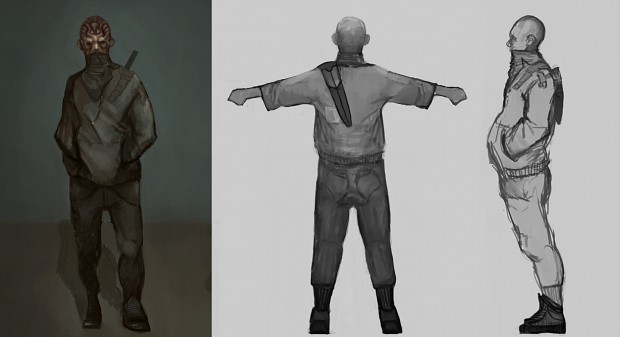 First character model concepts