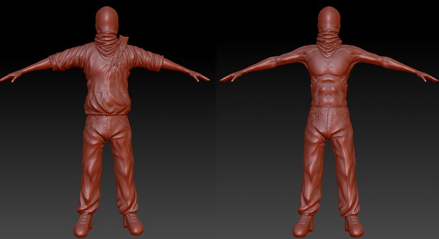First character model WIP