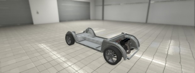 Monocoque Chassis with Engine