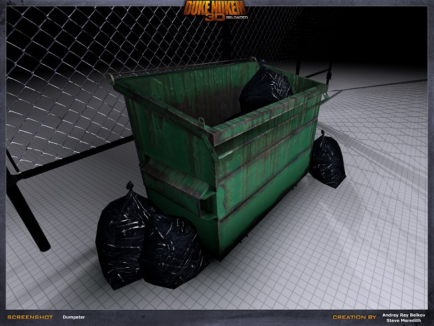 Dumpster Asset - Screenshot