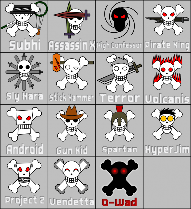 All Character Logos