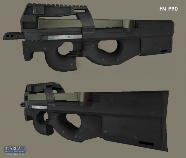 P90 gun model