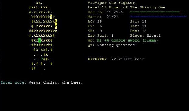 ASCII (console) version image - Dungeon Crawl Stone Soup - Mod DB