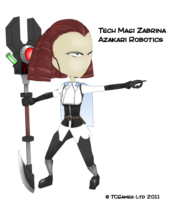 Lady Zabirina, Azakari Robotics Core