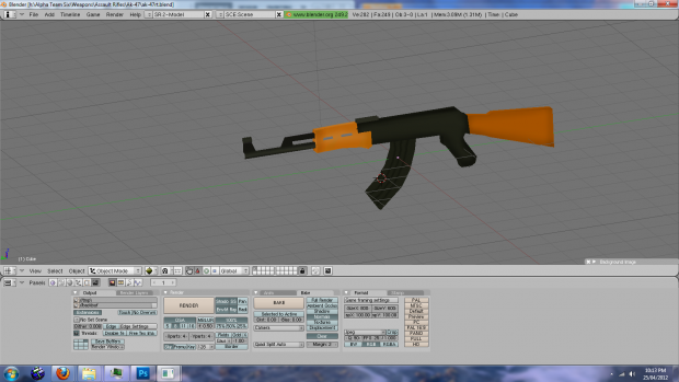 AK 47 Textured