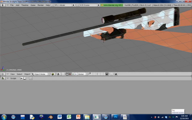 l96a1 and hands both textured!