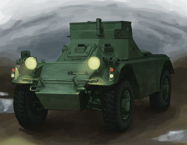 Daimler Ferret Armoured Car Concept