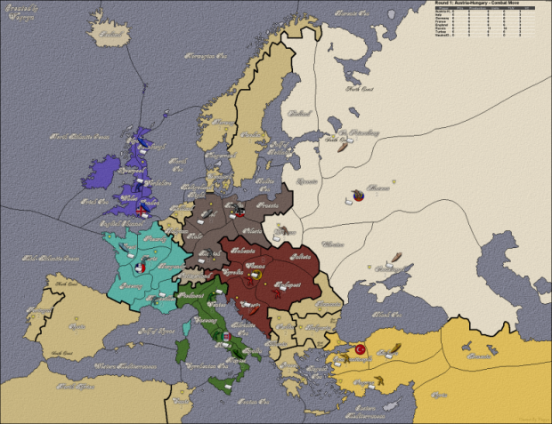 Diplomacy map, for TripleA