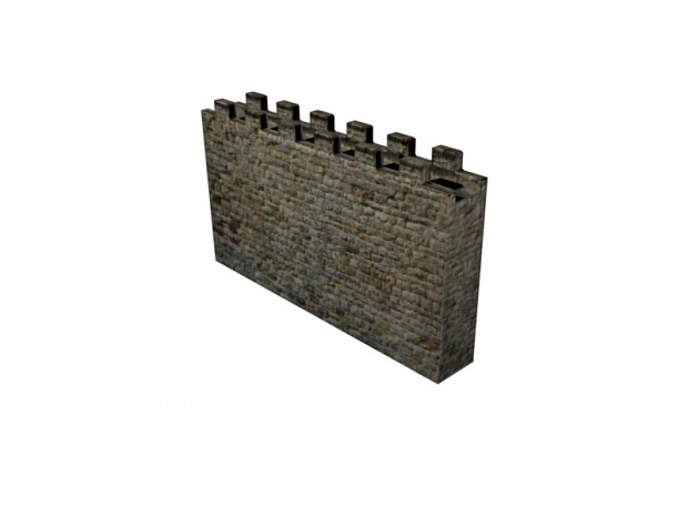 Small curtain wall (or 'town wall' or thin wall)