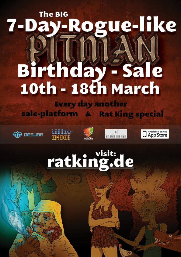 Pitman 7DRL Bithday Sale