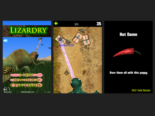 Three Screenshots of Lizardry (set 2)