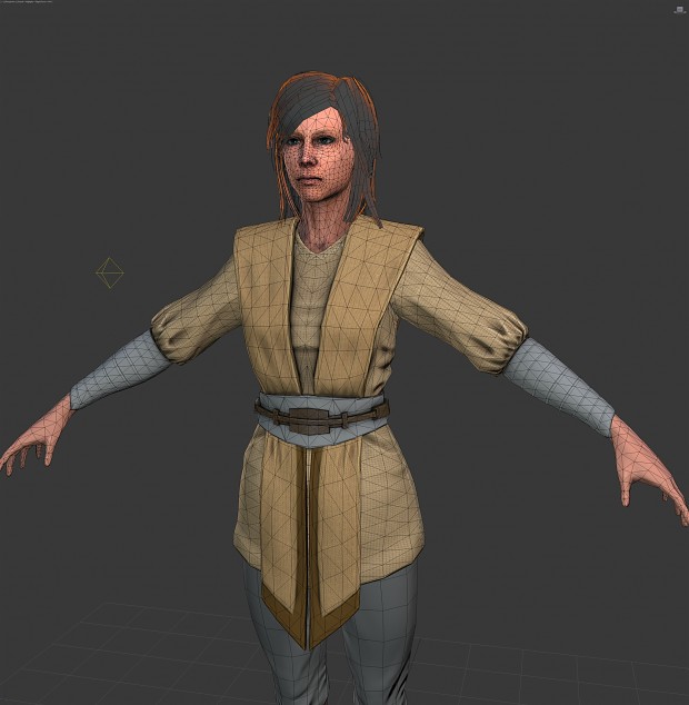 Generic Human Female - Clothing and Hair WIP
