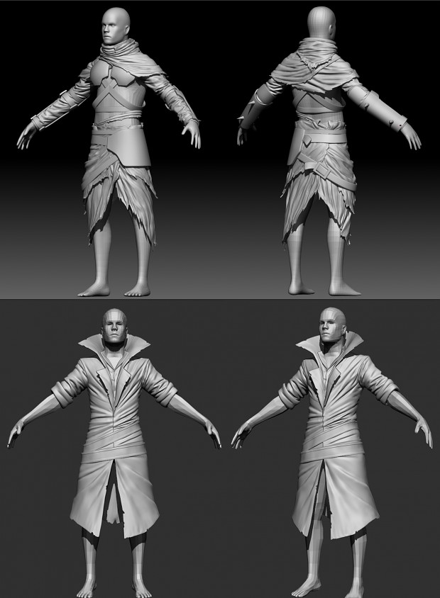 More clothing models in progress