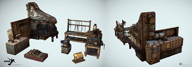 Weapon smithing bench