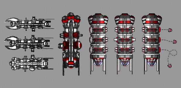 Enemy Spaceship (Destroyer)