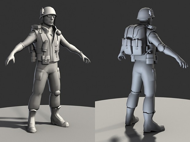 Recruits Character WIP