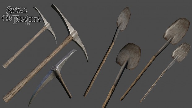 Renders/Screenshots - Shovel and Pickaxe