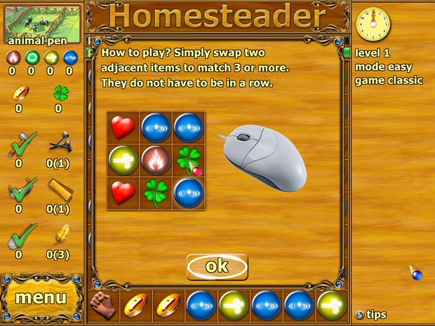 Homesteader screenshot