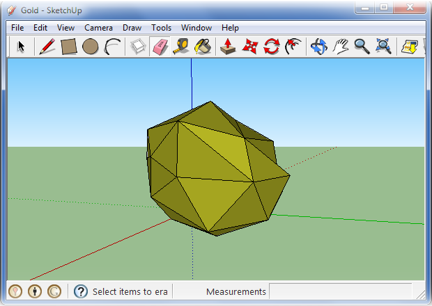 Sketchup some gold!