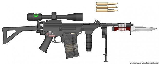DDBS 50 cal assault rifle