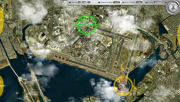 Airport Control Simulator Screens