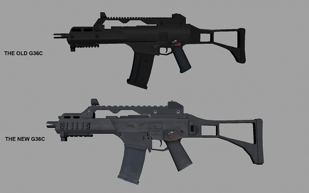 New and Old G36C