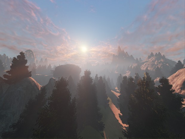 Early Early WIP Screens of Forest Level