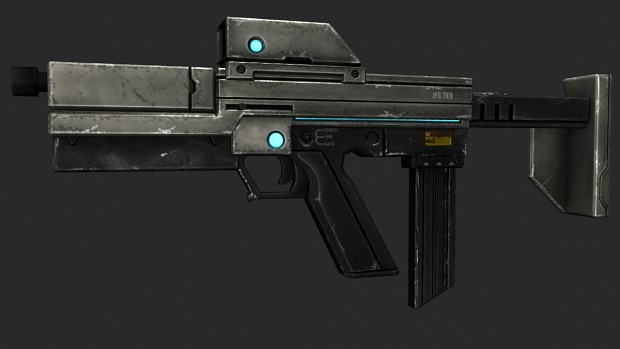 TK9 SMG Final Third Person Model+Texture!