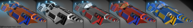 Normal Ship with different color combinations