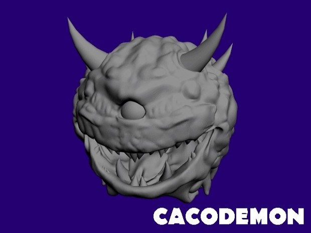 Cacodemon Mesh Completed