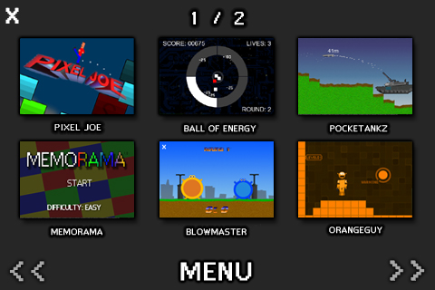 Retrogamebox Screenshots iOS
