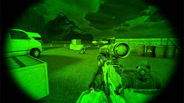 Supply Drop mod - Mk14 EBR with Hensoldt scope and night vision