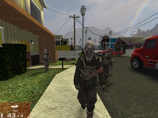 Zombie mod in the map NukeTown