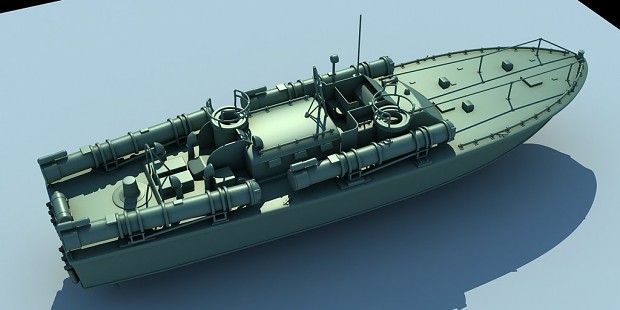 USS PT-9 boat WIP