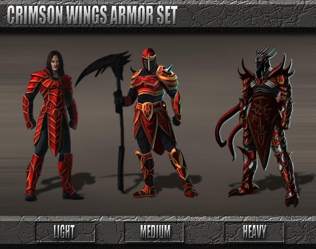 Crimson Wings Armor Set