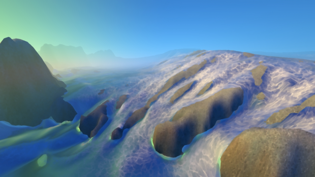 Water simulation screenshots