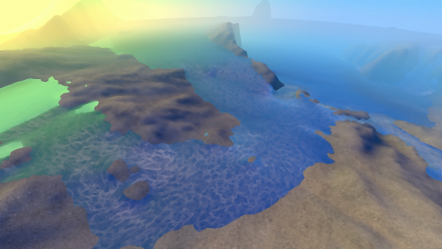 Water simulation screenshots