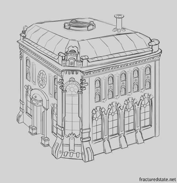 Bank Concept Sketch