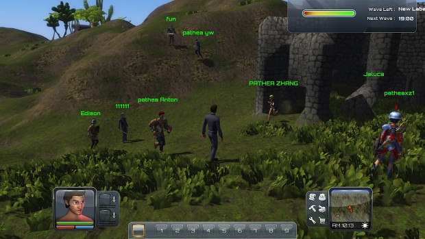Some early multiplayer screens