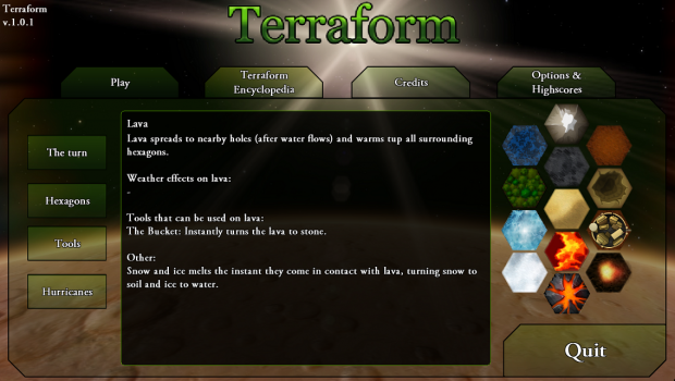 Screenshots of Terraform Mobile