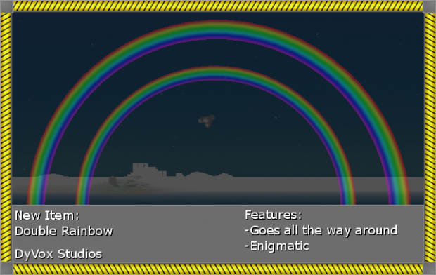 New Item: Double Rainbow